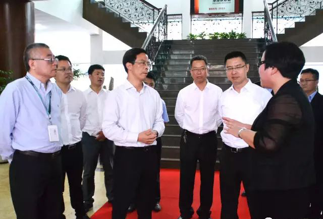 Taizhou City Committee Standing Committee and Organization Minister Lu Zhiliang and his party visited Zhejiang Lvdao Technology Co., Ltd.